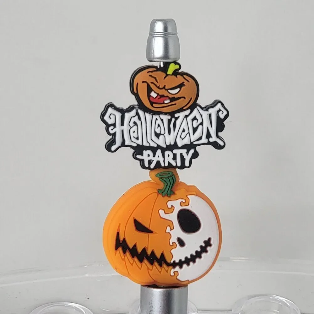 Focal Funny Beaded Pen Halloween Party Pumpkin Jack Skellington